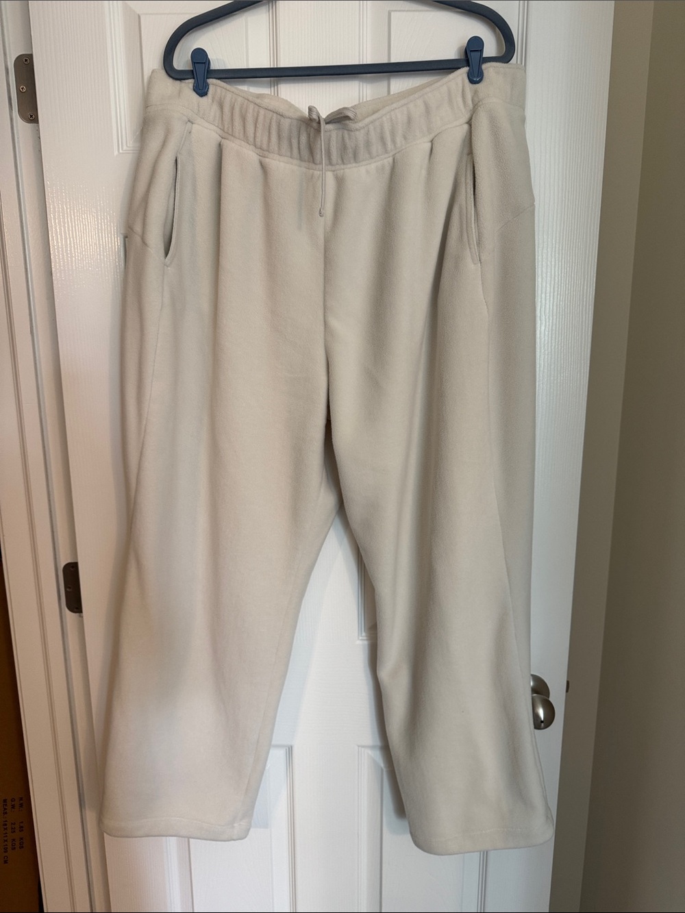 tek gear Cream Fleece Jogger Pants